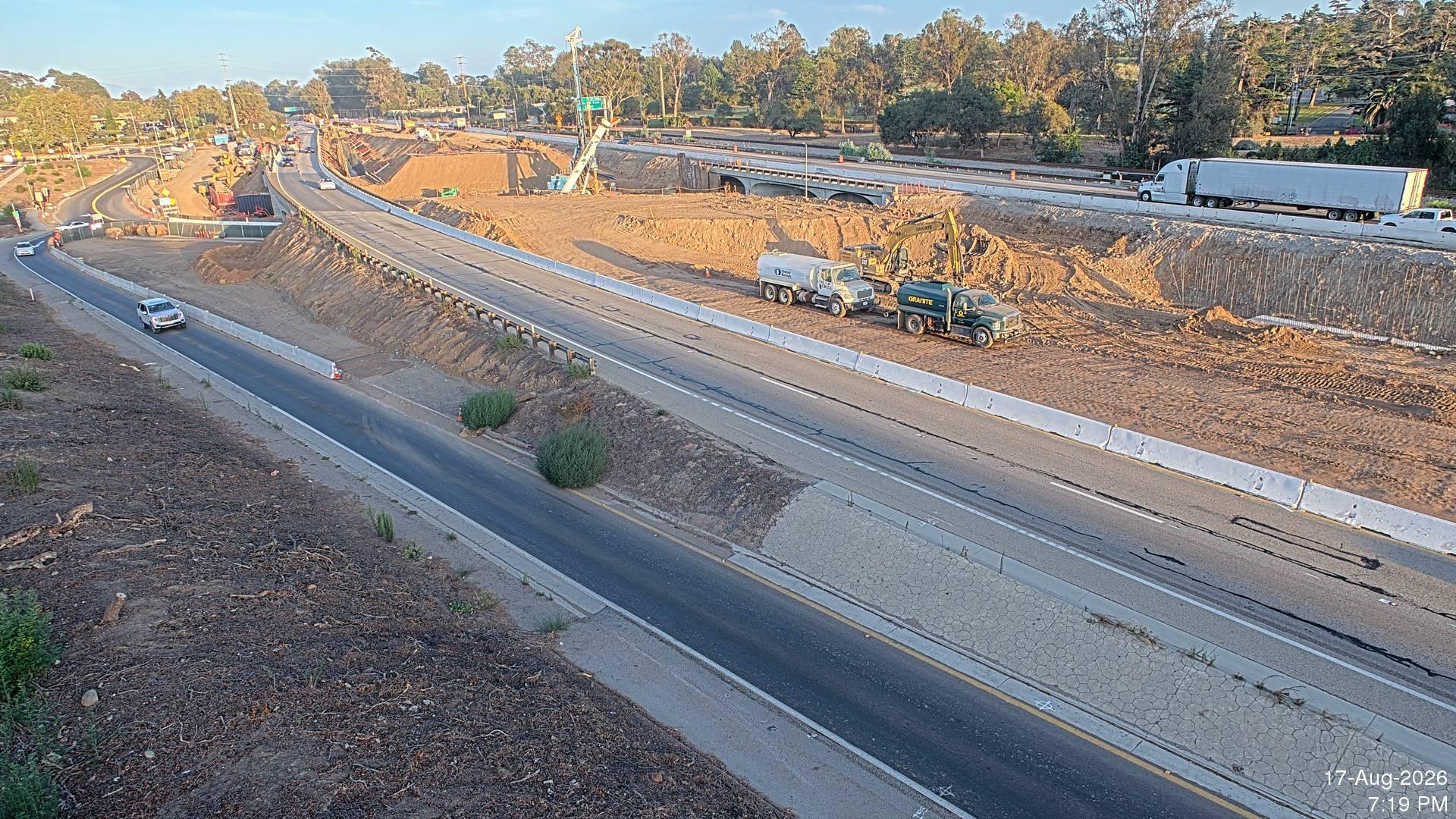 Cabrillo Blvd. Interchange camera feed